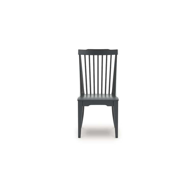 Signature Design by Ashley Mendinfort Black Dining Chair (Set of 2) - 21"W x 23"D x 40"H