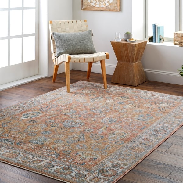 slide 2 of 7, Carlisle Global Oriental Area Rug 2' 11" x 10' - Rust/Multi