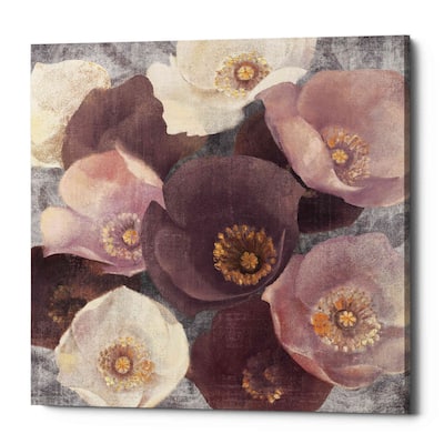 Epic Graffiti 'Eventide Plum' by Albena Hristova, Canvas Wall Art