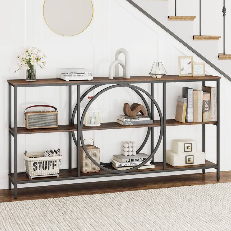 Gymax Jewelry Wood Cabinet Armoire Storage Box Chest St& Organizer