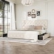 preview thumbnail 13 of 12, GARVEE Queen Bed Frame Upholstered Size Bed Frame, with Adjustable Headboard & 4 Storage Drawers