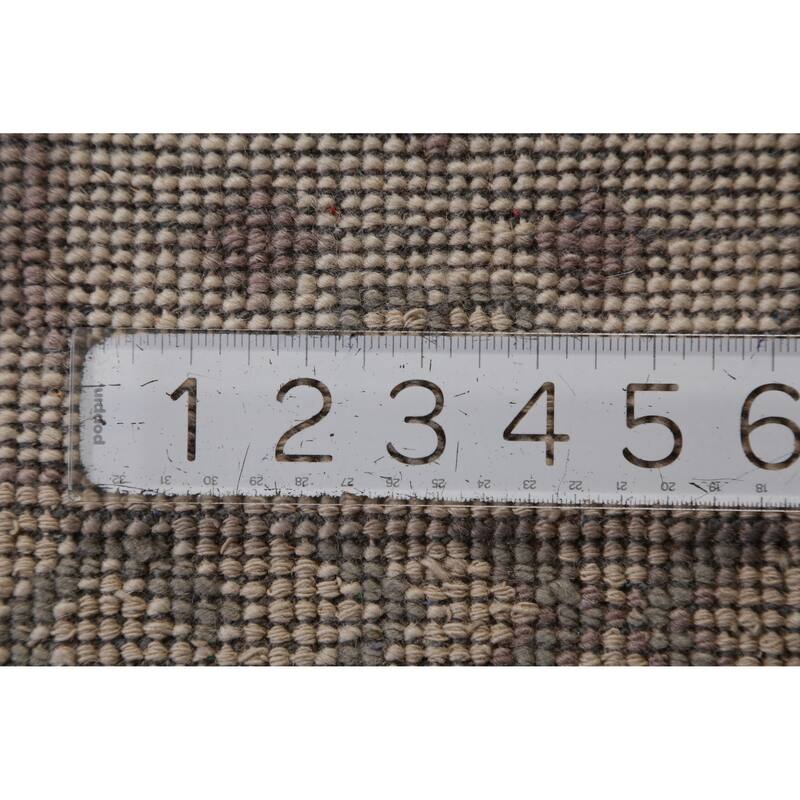 Hand Knotted Oriental 100% Wool Carpet Traditional All-Over Beige & Ivories Heriz (serapi) Area Rug - 8' 10'' X 5' 11''