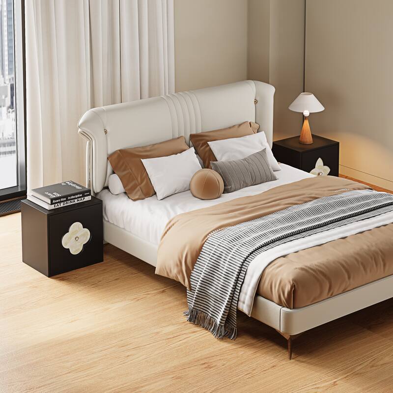 19.6'' W Nightstand With Storage, Bedside Table, Accent Cabinet With Door