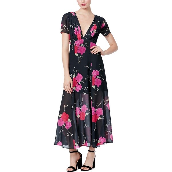 betsey johnson floral maxi dress