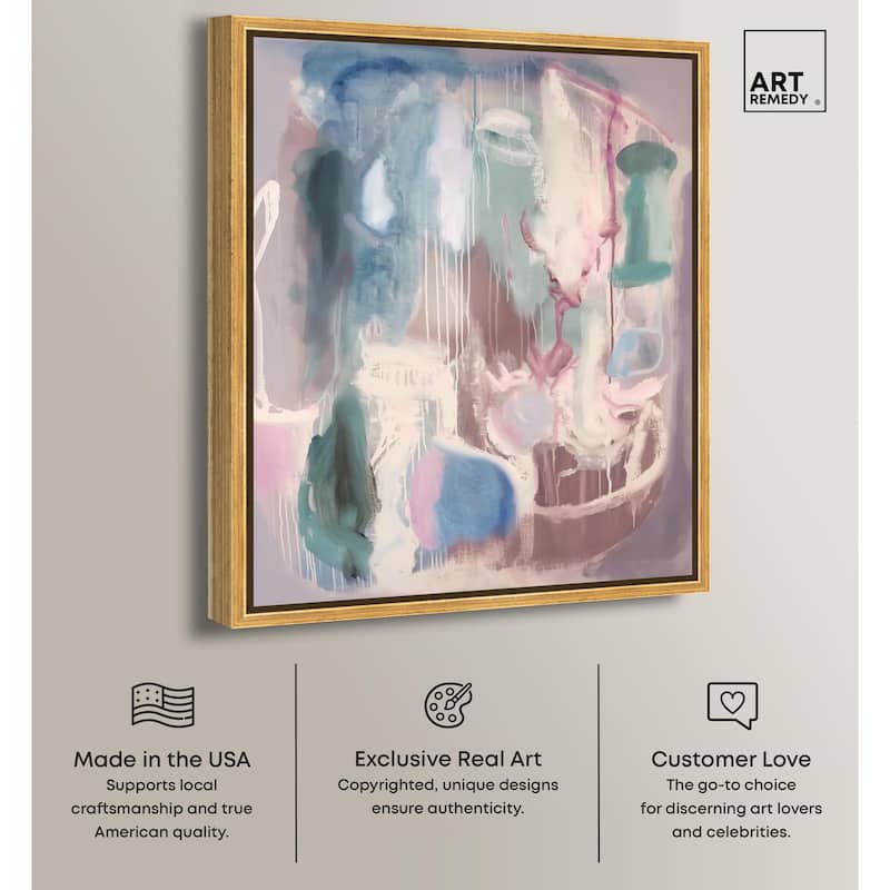 Silk and Satin I Canvas by Art Remedy