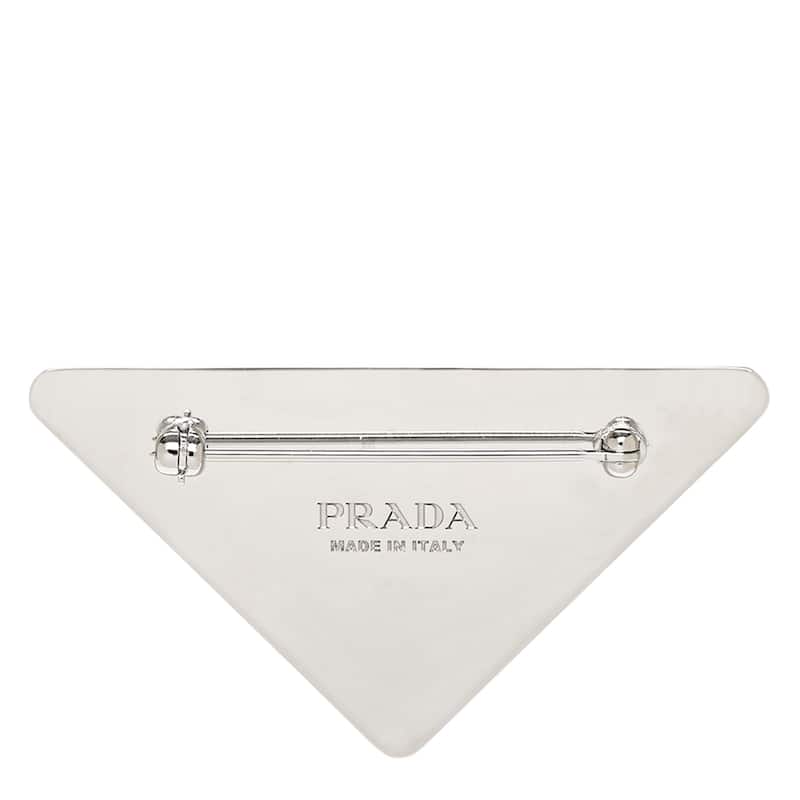 Prada Floral Brooch Pin - Black/Multi
