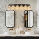 preview thumbnail 105 of 115, Mid-Century Modern Dimmable Bathroom Vanity Light Crystal Glass Wall Sconce