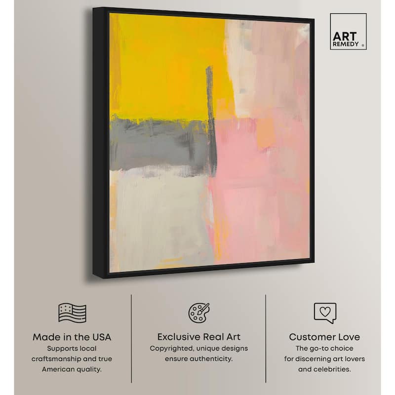 Tangerine Blush II Canvas by Art Remedy