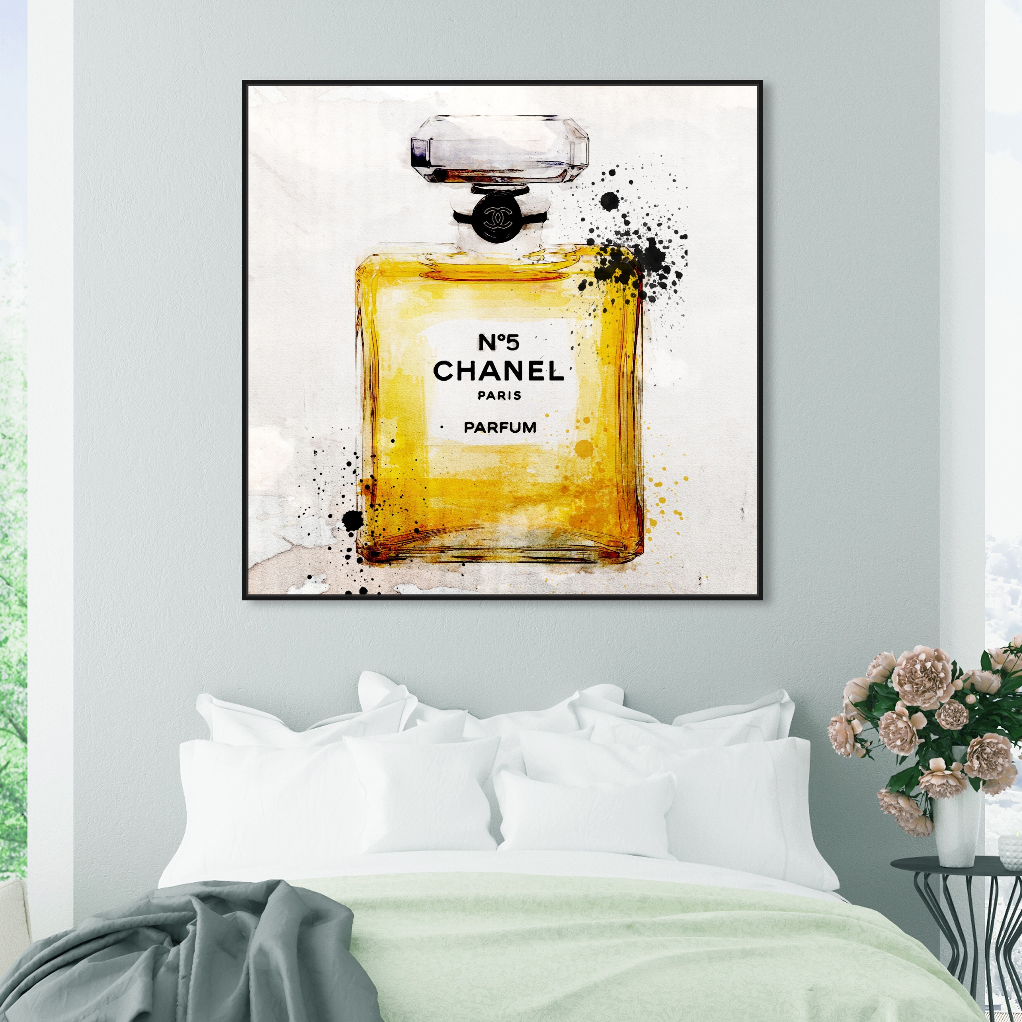 Oliver Gal 'French Parfum Square' Fashion and Glam Wall Art Framed