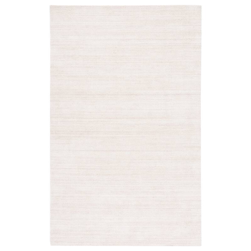 SAFAVIEH Handmade Mirage Shruti Modern Rug - 6' Square - Beige/Ivory