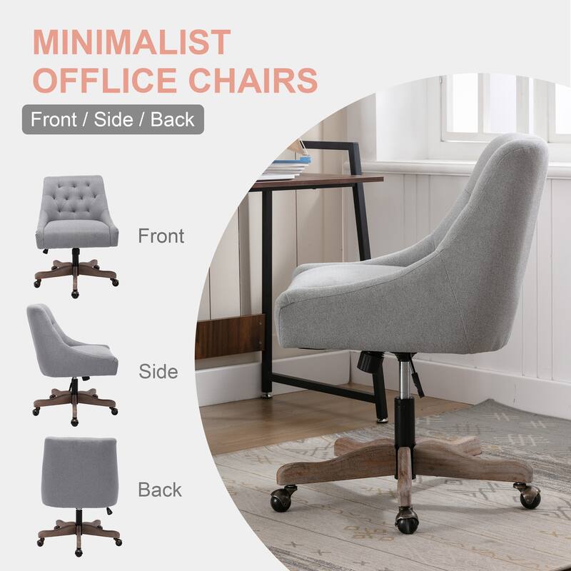 360 degree rotation and adjustable shell chair for living room