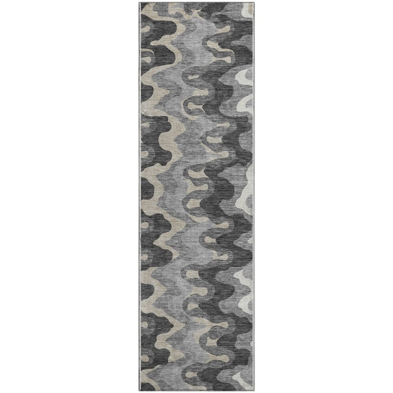 Premium Washable Super Soft Abstract Stripes Mayfield Rug