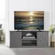 54" Faux Raw Wood TV Stand for 60" TVs - 54" in Width