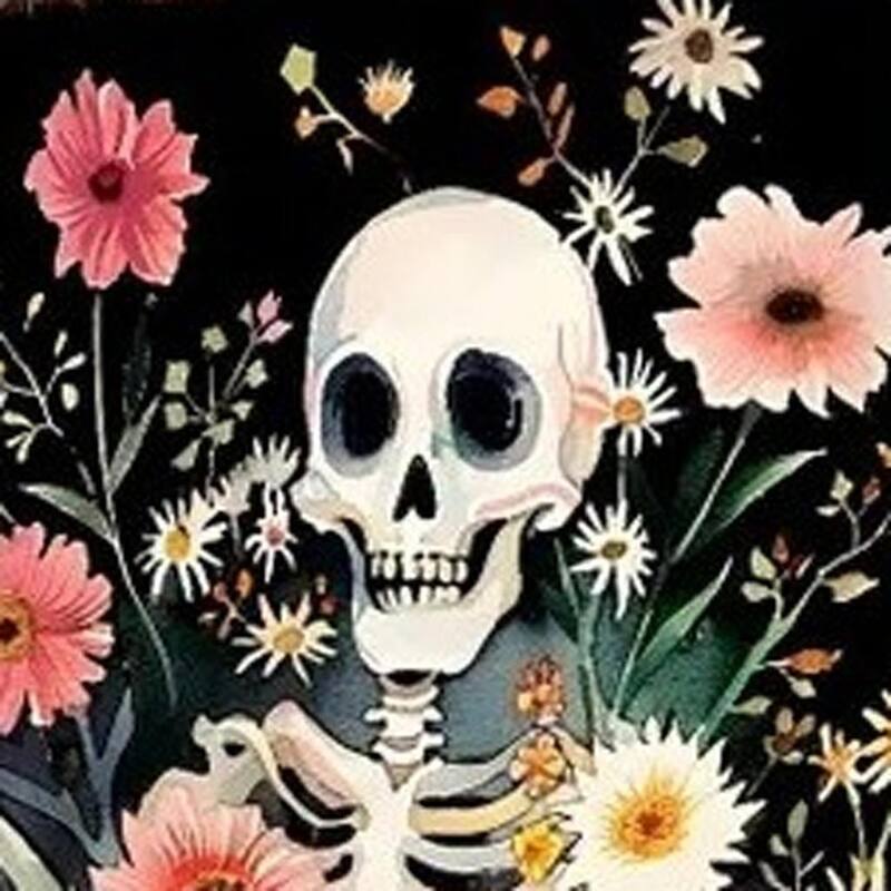 HomeRoots 10" Black And Orange Halloween Pumpkin Solid Wood Garden Stake