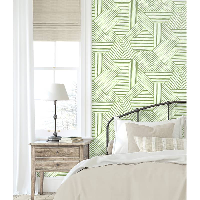Stacy Garcia Home Etched Geometric Peel and Stick Wallpaper