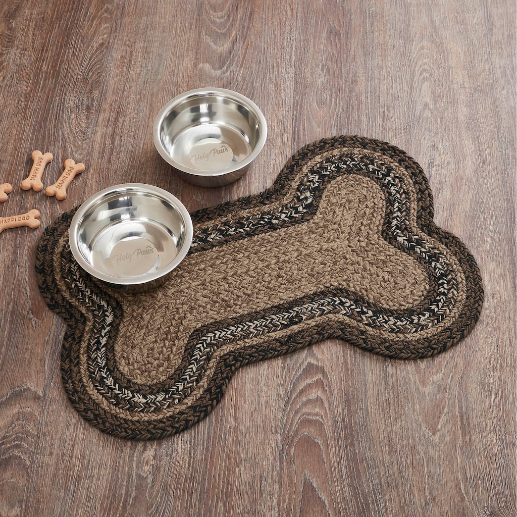 Espresso Indoor/Outdoor Medium Bone Rug 15x23