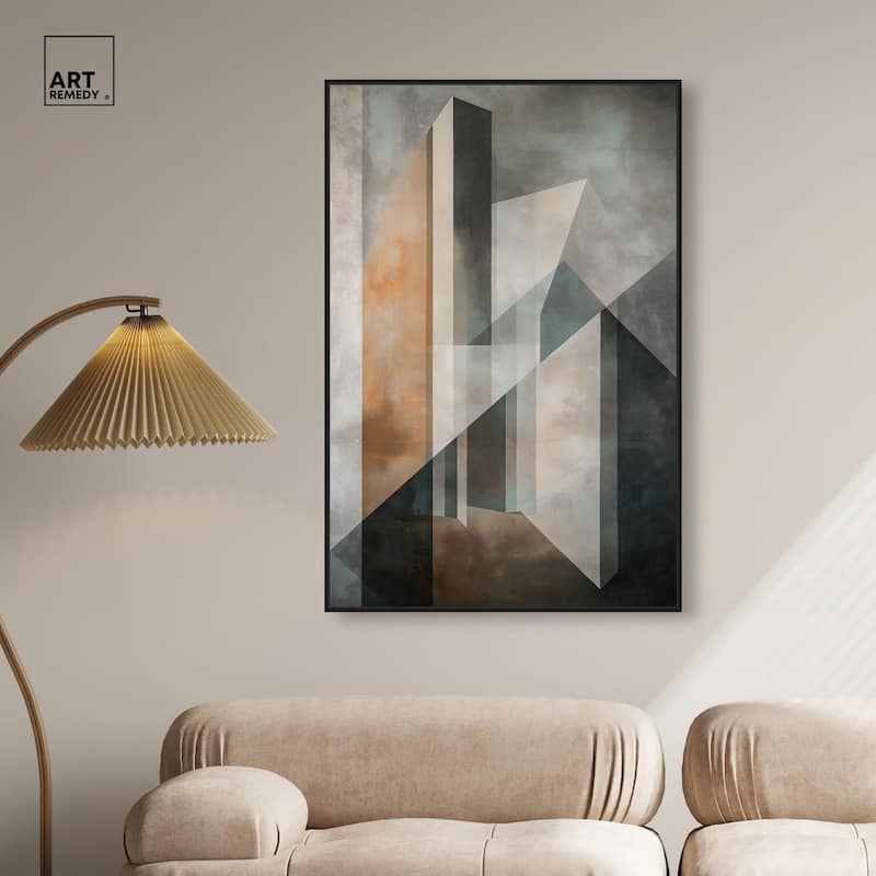 Spatial Geometry Canvas by Art Remedy