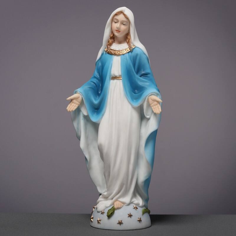 6.1 inches Height Polyresin Our Lady of Grace Multicolor Finish Figurine
