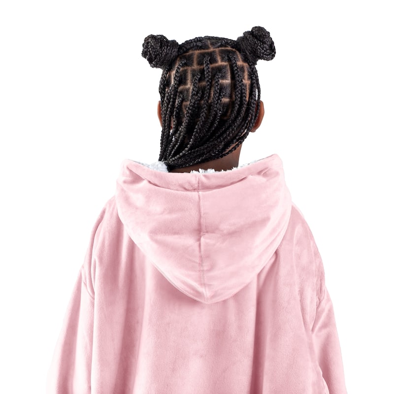 Bare Homey B-Cozy Oversized Sherpa Wearable Blanket