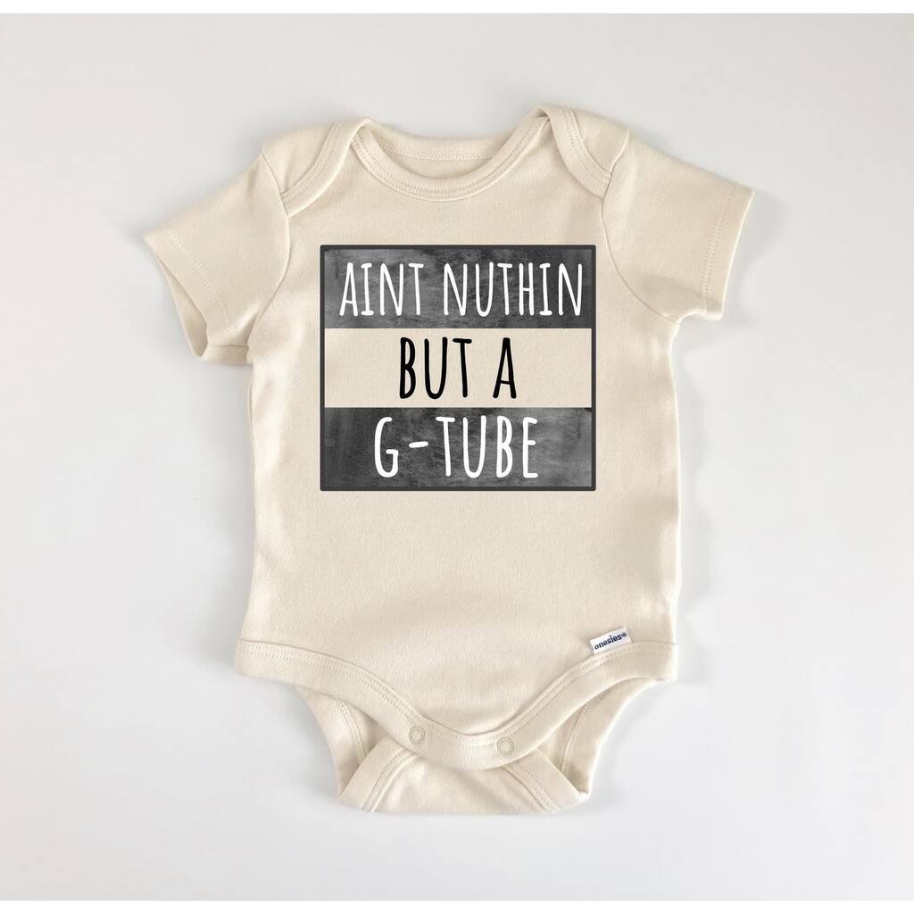 G Tube Premie Nicu - Baby Boy Girl Clothes Infant Bodysuit Funny Cute Newborn