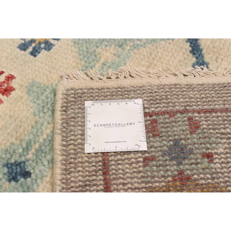ECARPETGALLERY Hand-knotted Jules Serapi Light Khaki Wool Rug - 8'10 x 12'0