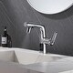 preview thumbnail 6 of 20, Rbrohant Pull Down Bathroom Sink Faucet, Kitchen Faucets with 360° Swivel Sprayer And Digital Display