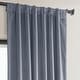 preview thumbnail 129 of 140, Exclusive Fabrics Heritage Plush Velvet Room Darkening Curtain (1 Panel) - Luxurious Single Drapery for Enhanced Room Darkening