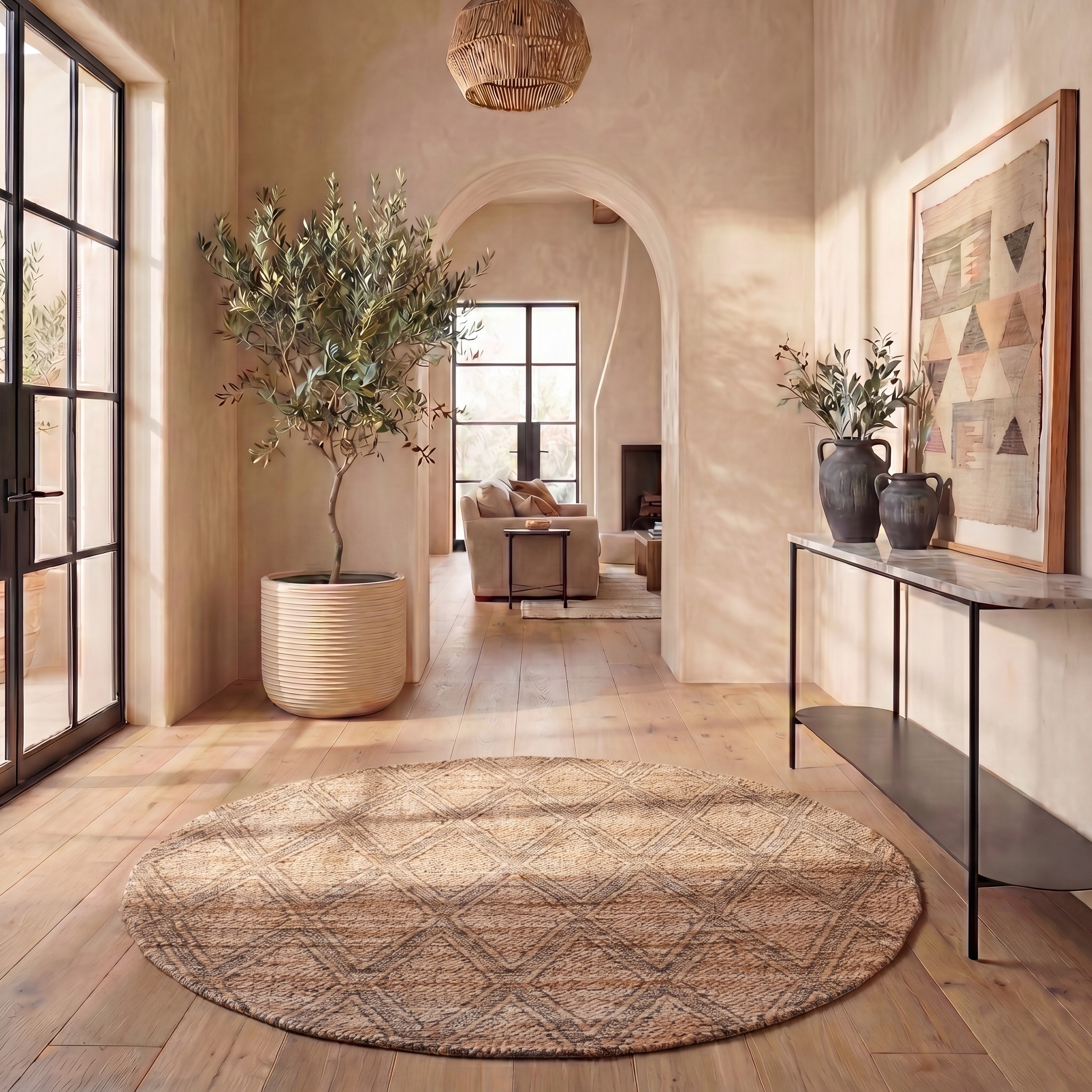 SAFAVIEH Handmade Natural Fiber Dayanara Boho Jute Rug