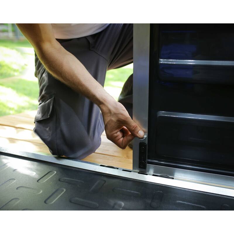 Skylight 6 ft. Midnight Grey Garden Outdoor Storage Shed