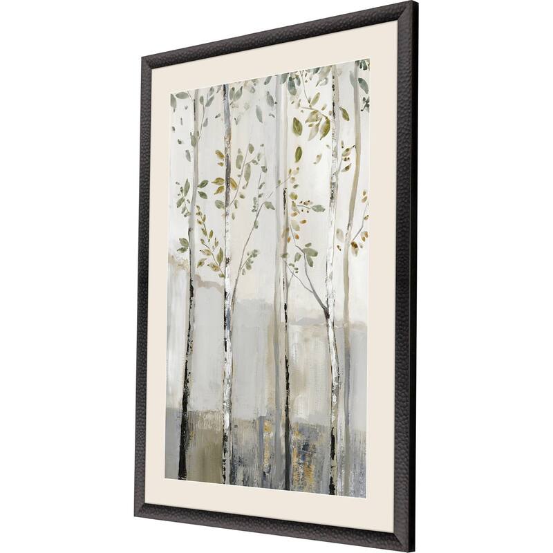 Blue Birch Serenade I Framed Art Giclee Under Glass