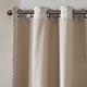 preview thumbnail 25 of 70, SunSmart Mirage Knitted Jacquard Total Blackout Grommet Window Curtain Panel