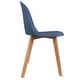 preview thumbnail 26 of 71, Set of 4 Plastic Dining Side Chair Wood For Event Kitchen Office Event Garden Patio Cafe Indoor Outdoor