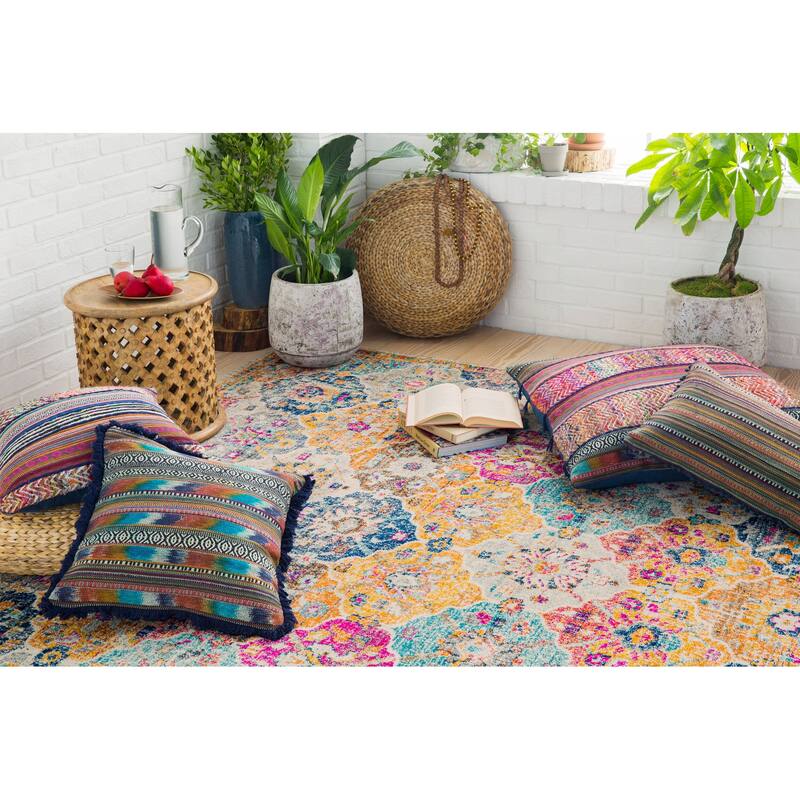 Livabliss Harput Transitional Medallion Area Rug
