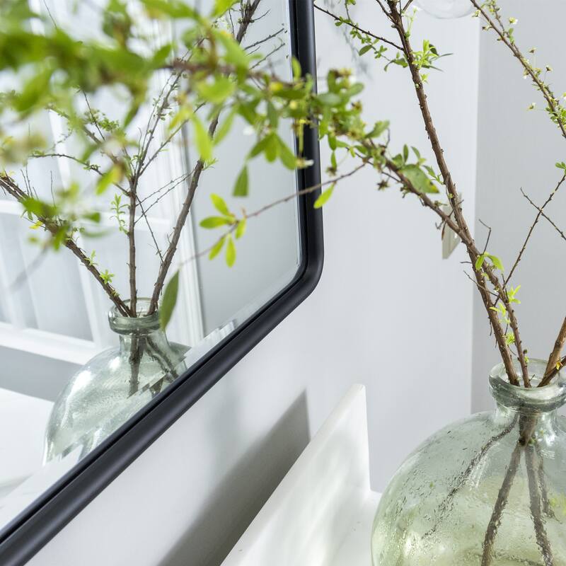 Woodvale Rectangle Metal Wall Mirrors