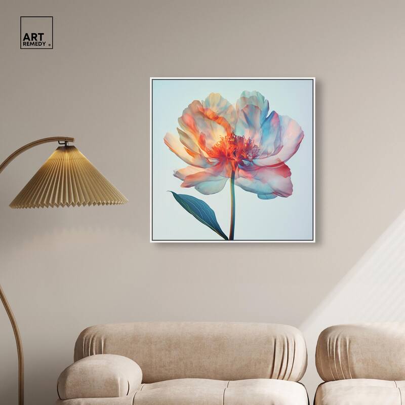 Peony Phases Canvas by Art Remedy