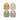 Cotton Baby Bib with Pattern, 4 Styles
