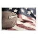 preview thumbnail 1 of 8, Stupell Football & American Flag Wall Plaque Art Design by Lori Deiter 15 x 10