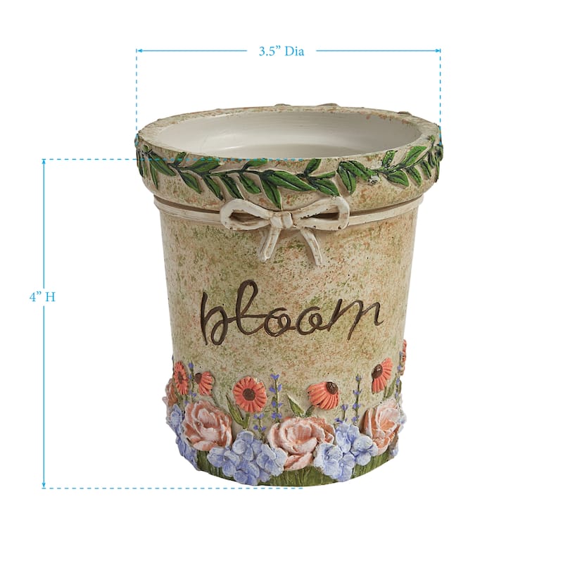 Park Designs Spring Garden Tumbler - Beige - 3.5 x 3.5 x 4