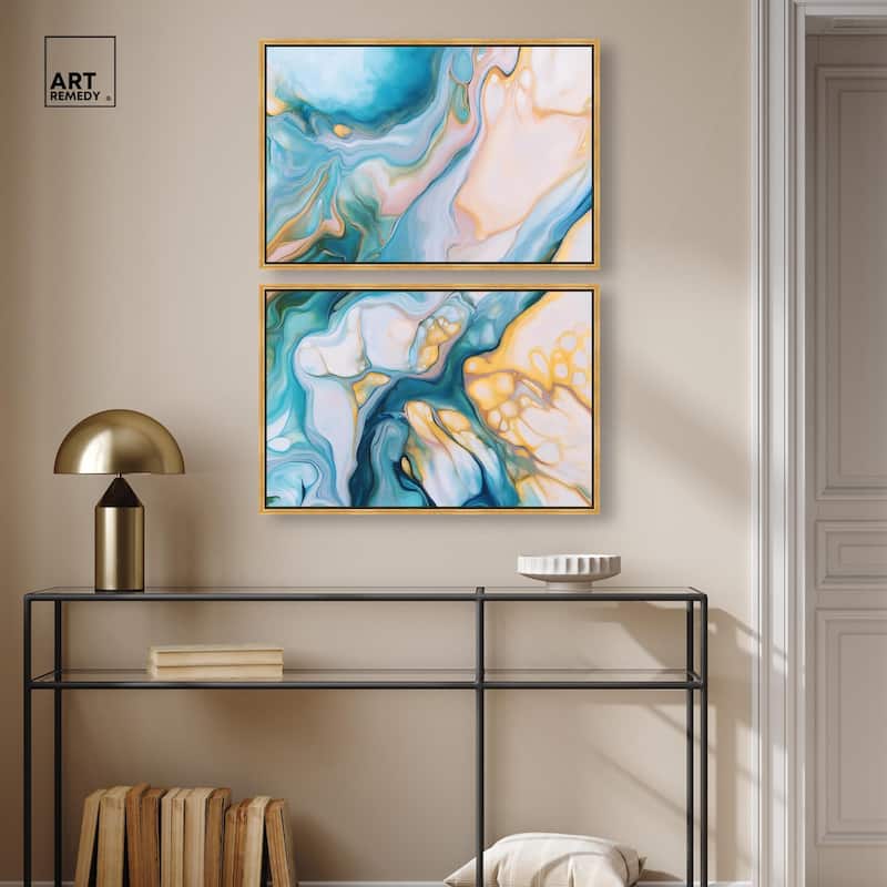 Visions Pastel III Canvas Set of 2 by Art Remedy