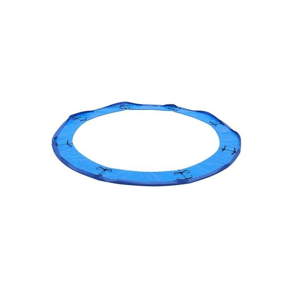 slide 2 of 11, 8 Feet Blue Round Trampoline Safety Pad Perfect for Every-Days Use 8-Feet