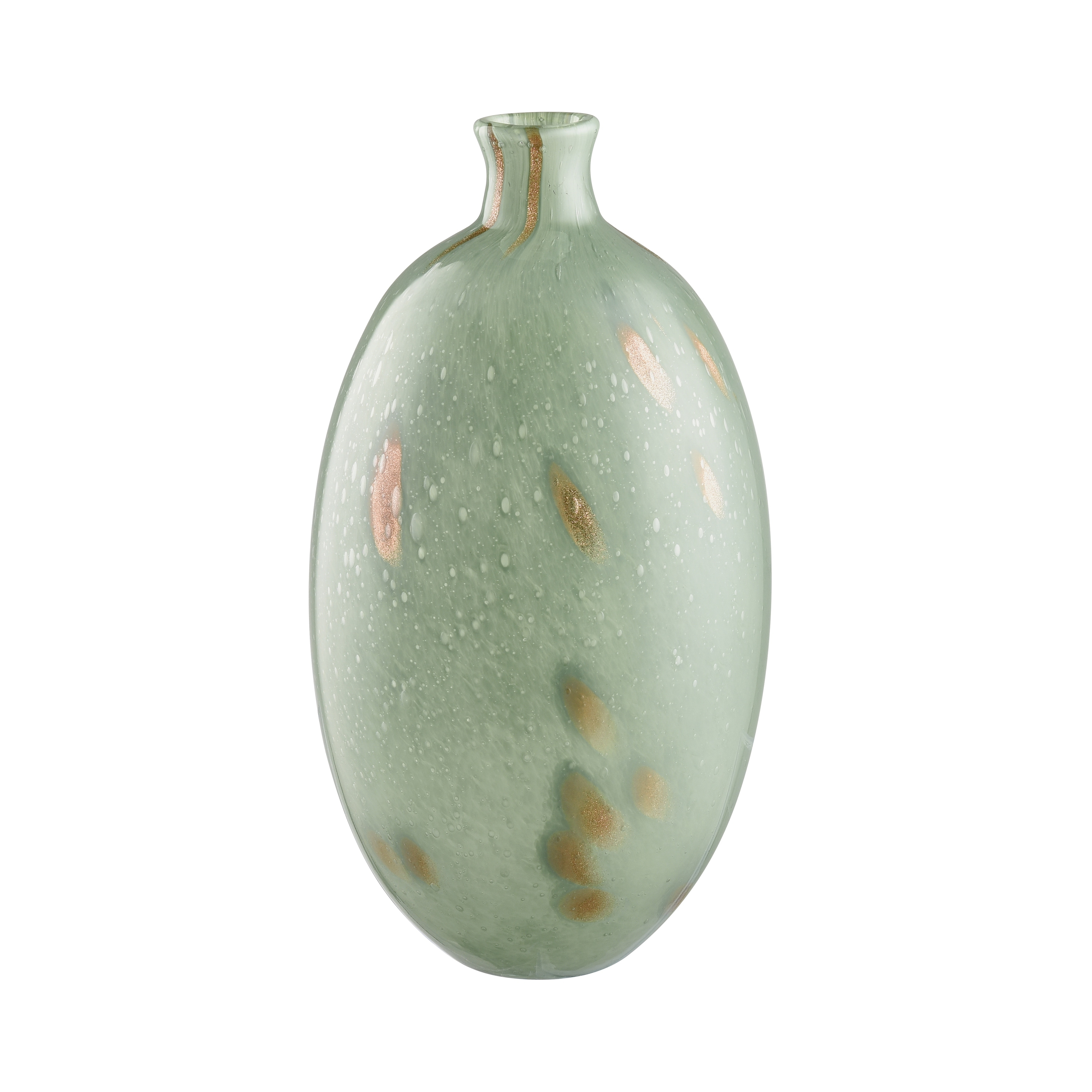 Elk Home Lexie Light Green Glass 6.25 Inch Wide Vase