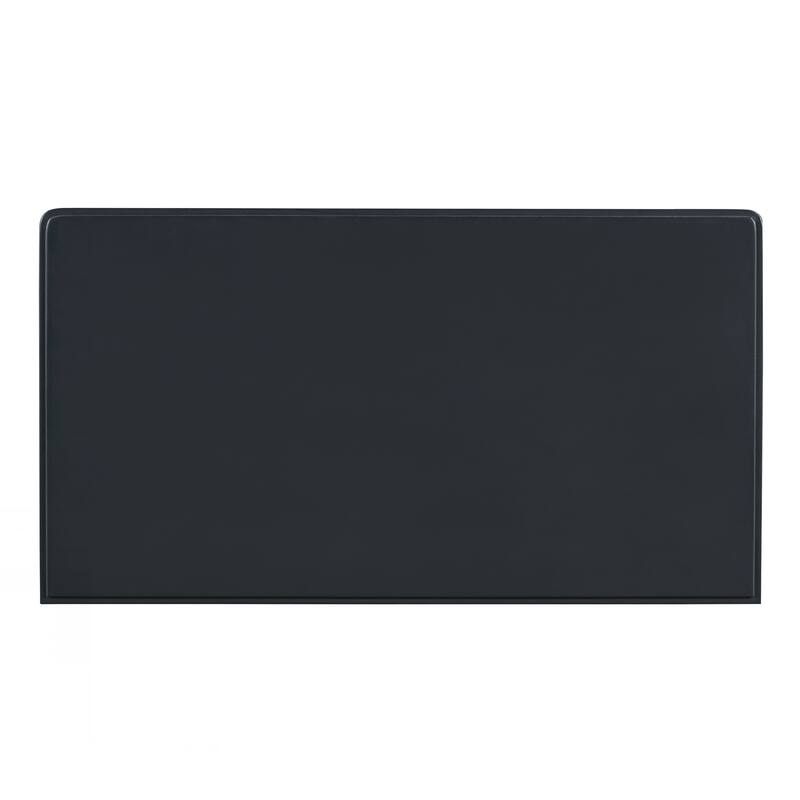 Narrow Console Table, Slim Sofa Table with Three Storage Drawers and Bottom Shelf