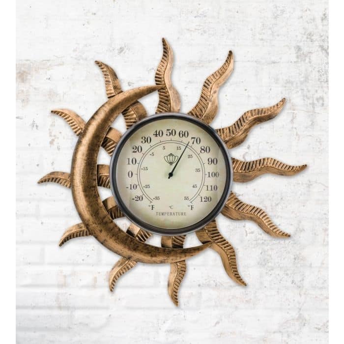 Thermometer Wall Decor - Sun/Moon