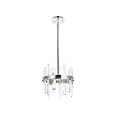 Indigo Home 12 inch crystal round pendant