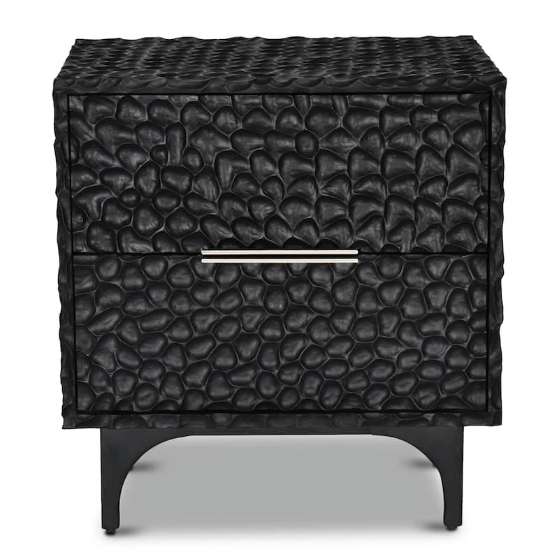 Poly & Bark Chennai Nightstand - Handcrafted Solid Wood