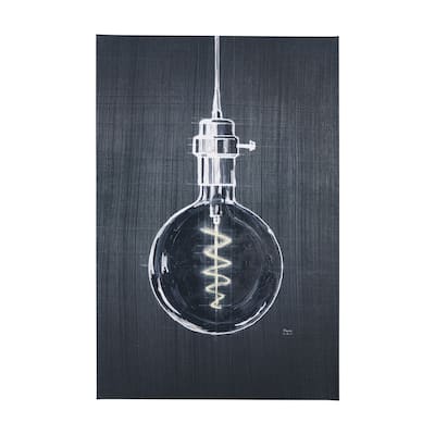 Bright Idea II (40 x 60 ) Canvas Art Print