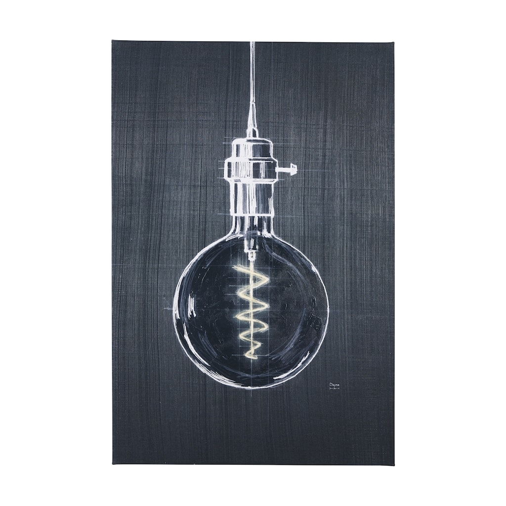 Bright Idea II (40 x 60 ) Canvas Art Print