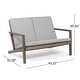 preview thumbnail 10 of 25, Leah Outdoor 4 Seater Chat Set with Cushions by Christopher Knight Home