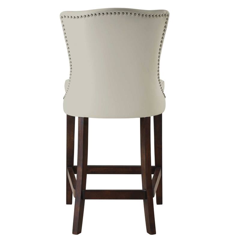 40.5” Dariela White Counter Stool
