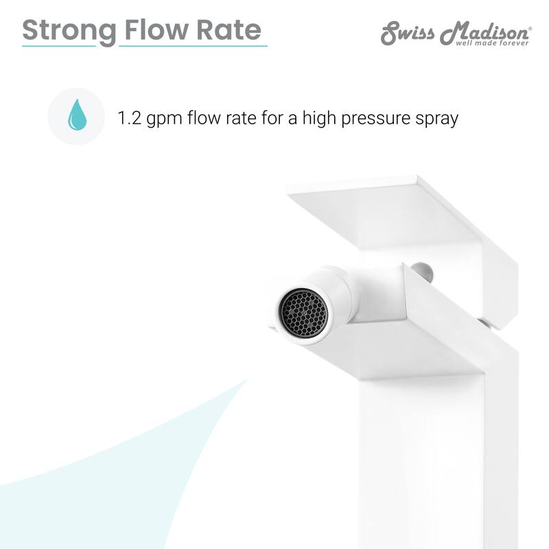 Swiss Madison SM-DF80 Concorde 2.2 GPM Single Hole Bidet Faucet with